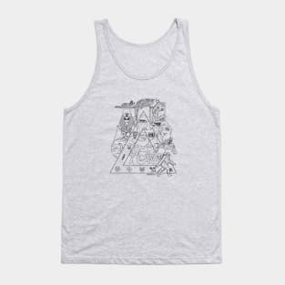 Skeptoid (b&w) Tank Top